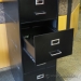 Commander Black 4 Drawer Vertical Legal File Cabinet, Locking
